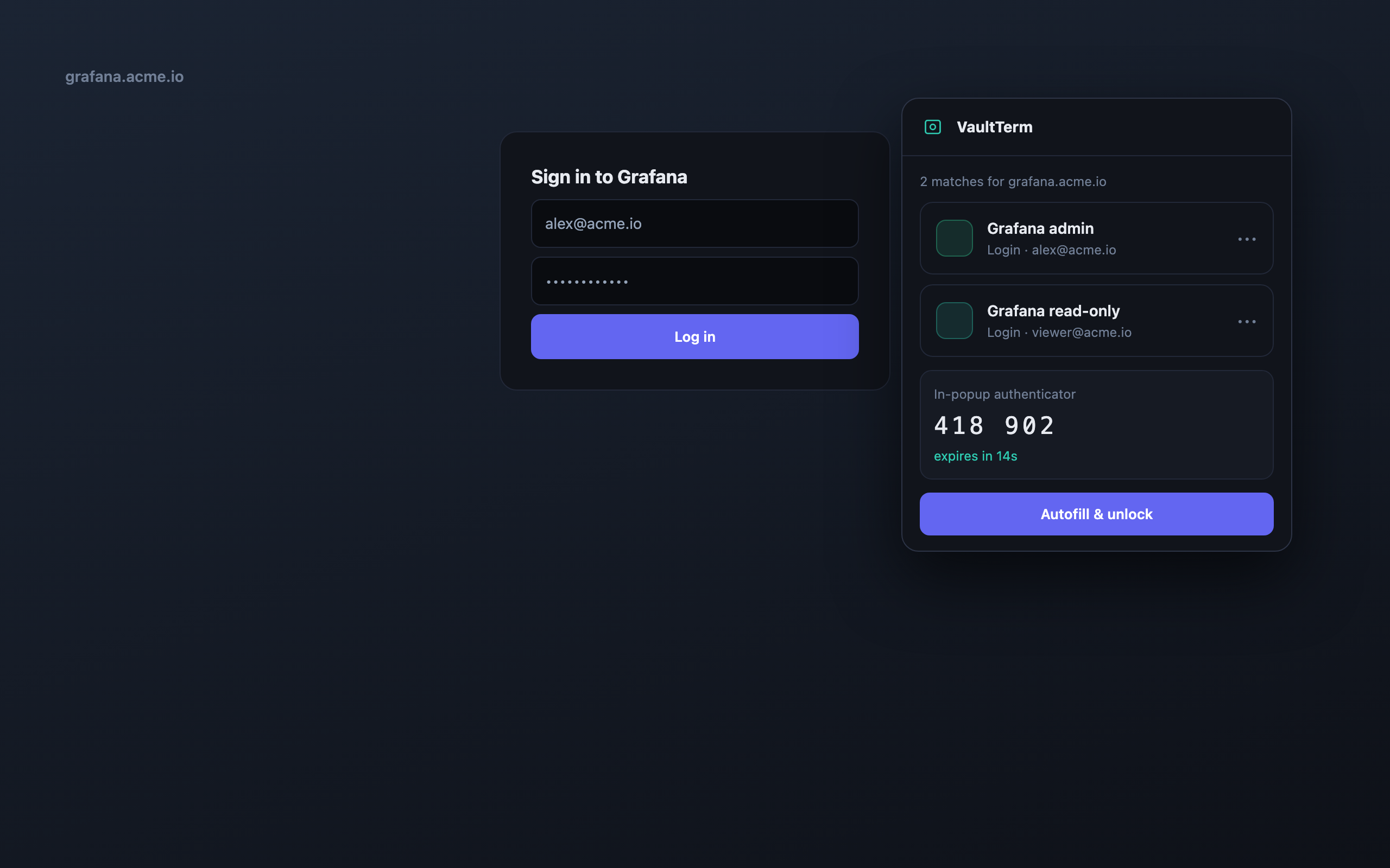 Browser extension in the Kutrion web app